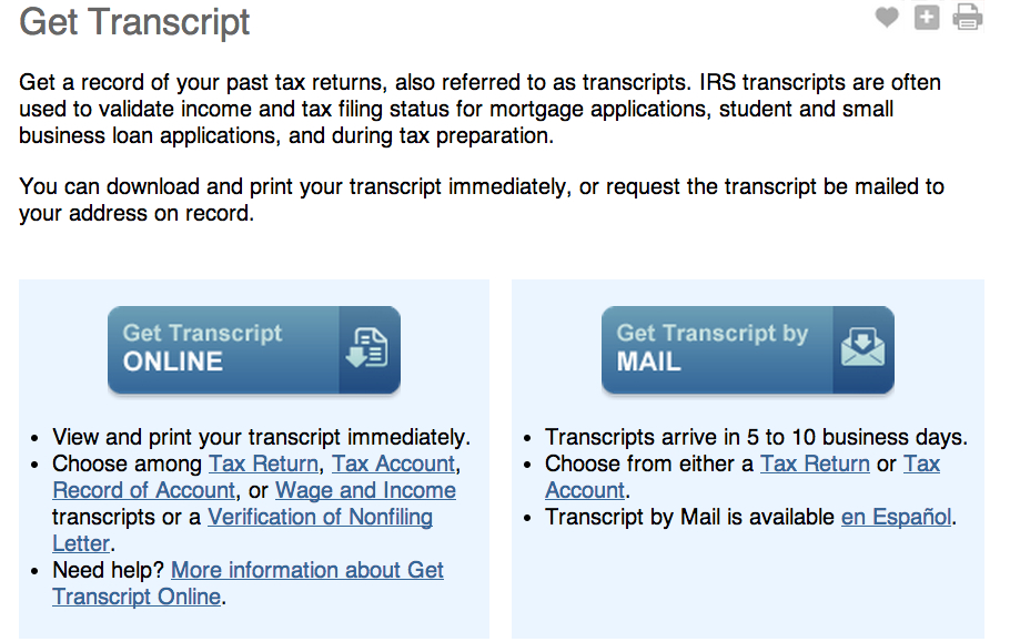 How to Request a Tax Transcript From the IRS | Rex Crandell Firm